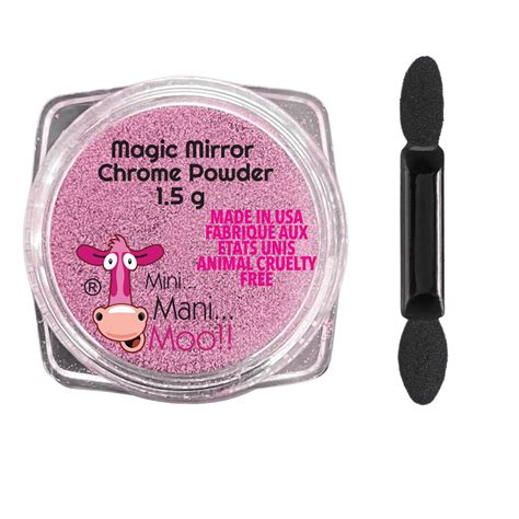 Perfecting Your Nail Technique with Miniature Manicure Moo Magic Mirror Chrome Powder